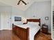 Comfortable bedroom with hardwood flooring and natural light at 8026 Greenview Terrace Ct, Charlotte, NC 28277
