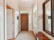 Elegant entryway with wood floors, and a view of the front door and window at 8026 Greenview Terrace Ct, Charlotte, NC 28277