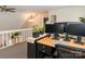 Home office space with natural light and room for desk at 10209 Green Tee Ln, Charlotte, NC 28277