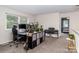 Versatile home office with windows, workspace, and room for desk and keyboard at 10209 Green Tee Ln, Charlotte, NC 28277