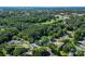Aerial view showing the property within a verdant and established neighborhood at 1072 5Th Ne St, Hickory, NC 28601