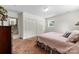 Bright bedroom with two large closets and carpet flooring at 111 Kelly Ln, Gastonia, NC 28056