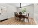 Dining room features an oval table, stylish chairs, and natural light at 111 Kelly Ln, Gastonia, NC 28056