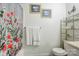 Neutral full bathroom features clean design elements, a shower/tub combo, and ample lighting at 1116 Crestview Dr, Salisbury, NC 28146