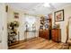 Comfortable bedroom with hardwood floors, curated decor and natural light at 1116 Crestview Dr, Salisbury, NC 28146