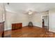Spacious living room with hardwood floors, neutral walls, and a classic fireplace at 1282 W Hwy 27 Hwy, Lincolnton, NC 28092
