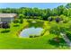Scenic pond surrounded by lush greenery and walking paths; an ideal area for relaxation and leisure at 1313 Haywood Park Rd, Marvin, NC 28173