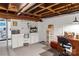 Finished basement area with pegboard, workbench and storage at 151 Cynthia St, Statesville, NC 28677