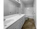 Bright bathroom featuring double vanity and bathtub at 1573 Maypine Commons Way, Rock Hill, SC 29732
