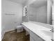 Bathroom featuring a long vanity, large mirror, and a window at 1573 Maypine Commons Way, Rock Hill, SC 29732