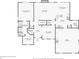 Detailed floor plan showcasing the layout of the first floor, including room dimensions and features at 175 Turnberry Ln, Mooresville, NC 28117