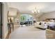 Expansive bedroom with multiple living areas, natural light, and stylish furnishings at 2215 Cortelyou Rd, Charlotte, NC 28211