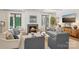 Warm and inviting living room with a fireplace, plush seating, and modern decor at 2215 Cortelyou Rd, Charlotte, NC 28211