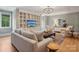 Comfortable living room with stylish decor, built-in shelves, and a cozy seating area at 2215 Cortelyou Rd, Charlotte, NC 28211