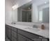 Bathroom with double vanity, ample counter space and a large mirror at 250 Winford Rd, Troutman, NC 28166