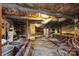 Unfinished basement space with exposed ductwork and concrete block walls at 26 New River Trce, Lake Wylie, SC 29710