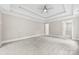 Spacious main bedroom features a tray ceiling, recessed lighting, and plush carpeting at 2857 Scarborough Ct, Gastonia, NC 28054