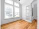 Bright office space with hardwood floors, white trim, and lots of natural light at 3008 Laney Pond Rd, Matthews, NC 28104