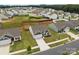 Gorgeous aerial view of a well-maintained single-Gathering home on a manicured lawn with a long driveway at 5314 Upton Pl, Charlotte, NC 28215