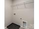 Laundry room with convenient wire shelving and easy-access hookups at 732 Altamonte Dr, Clover, SC 29710