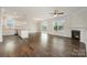 Inviting living space featuring hardwood floors, a modern kitchen, and lots of natural light at 732 Altamonte Dr, Clover, SC 29710