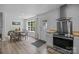 Bright kitchen and dining area with stainless steel appliances and natural light at 1013 Eaglewood Ave, Charlotte, NC 28212