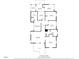 Detailed floor plan showcasing the layout of the home, including the kitchen, bedrooms, and living spaces at 144 Walnut St, Chester, SC 29706