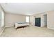 Spacious bedroom features neutral walls, carpet, and a large closet at 1817 Tradd Ave, Clover, SC 29710