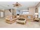 Spacious living room with fireplace, and comfortable furnishings at 1817 Tradd Ave, Clover, SC 29710