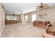 Bright living room featuring neutral paint, plush carpeting, and plenty of natural light at 1817 Tradd Ave, Clover, SC 29710