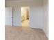 Carpeted bedroom showing an ensuite bathroom and closet at 2070 Skyhawk Dr, York, SC 29745