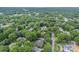 Aerial view of a lush, green neighborhood with tree-lined streets at 2300 Richardson Dr, Charlotte, NC 28211