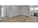Bedroom with closet, gray carpet, and built-in vanity at 2326 Horseshoe Bend Ne Rd, Hickory, NC 28601