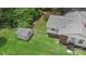 Backyard with well-kept shed, lush lawn, and partial fencing, offering both utility and privacy at 2536 Cambridge Dr, Lancaster, SC 29720
