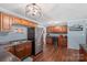 Spacious kitchen features stainless steel appliances, wood cabinets, and sleek countertops at 2536 Cambridge Dr, Lancaster, SC 29720