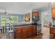 Kitchen features stainless steel appliances and is open to the breakfast nook and the dining room at 2536 Cambridge Dr, Lancaster, SC 29720