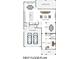 First floor plan showcases layout, including kitchen, living, dining, garage, and study at 277 Triple Ponds Ct, Clover, SC 29710