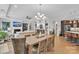 Bright dining area connected to the kitchen and living room, complete with stylish furnishings at 3006 Constitution Ln, Gastonia, NC 28056