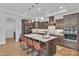 Modern kitchen boasts stainless steel appliances, a spacious island, and sleek cabinetry at 3006 Constitution Ln, Gastonia, NC 28056