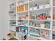 Organized pantry provides ample storage space with shelves stocked with essentials at 3006 Constitution Ln, Gastonia, NC 28056