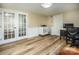 Home office with stylish French doors, offering a flexible and functional workspace at 411 Saint Andrews Rd, Statesville, NC 28625
