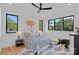 Inviting bedroom with patterned rug, natural light, and a cozy aesthetic at 639 Edgemont Rd, Charlotte, NC 28211