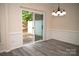 Cozy dining area with a sliding glass door offering access to the outdoor patio at 10433 Blairbeth St, Charlotte, NC 28277