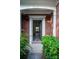 Inviting front door entrance with stylish trim and a glimpse into the home's interior at 10433 Blairbeth St, Charlotte, NC 28277