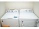 Efficient laundry room setup with front loading washer and dryer at 10433 Blairbeth St, Charlotte, NC 28277