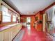Large kitchen with wood cabinets, stainless steel appliances, and vintage charm at 1614 Linwood Rd, Gaston, NC 28052
