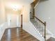 Open foyer with hardwood floors and staircase at 174 Pine Eagle Dr, Rock Hill, SC 29732