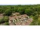 Aerial view of a residential neighborhood with tree-lined streets and well-maintained landscaping at 2419 Quail Lake Dr, Charlotte, NC 28210
