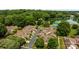 Panoramic view of residential community with mature trees, and manicured lawns at 2419 Quail Lake Dr, Charlotte, NC 28210