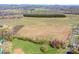 Aerial view of a large homesite for sale in a rural neighborhood at 3000 Paul Payne Store Rd, Taylorsville, NC 28681